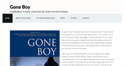 Desktop Screenshot of goneboy.com